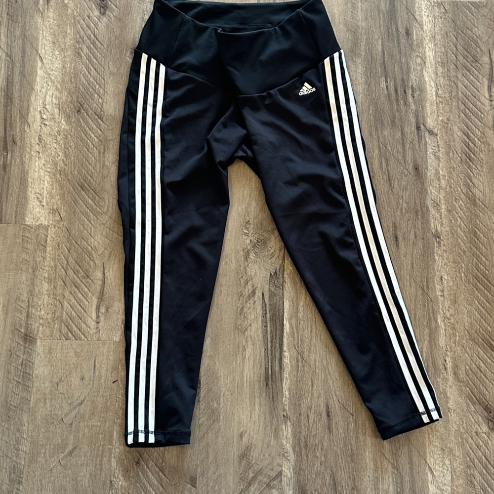 Adidas Striped Leggings - Plus Size